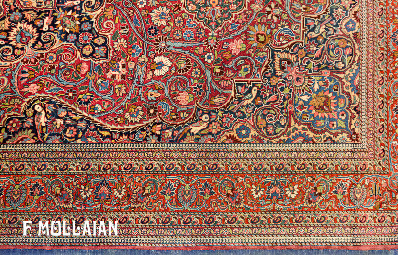 Antique Persian Mashad Rug n°:72628615